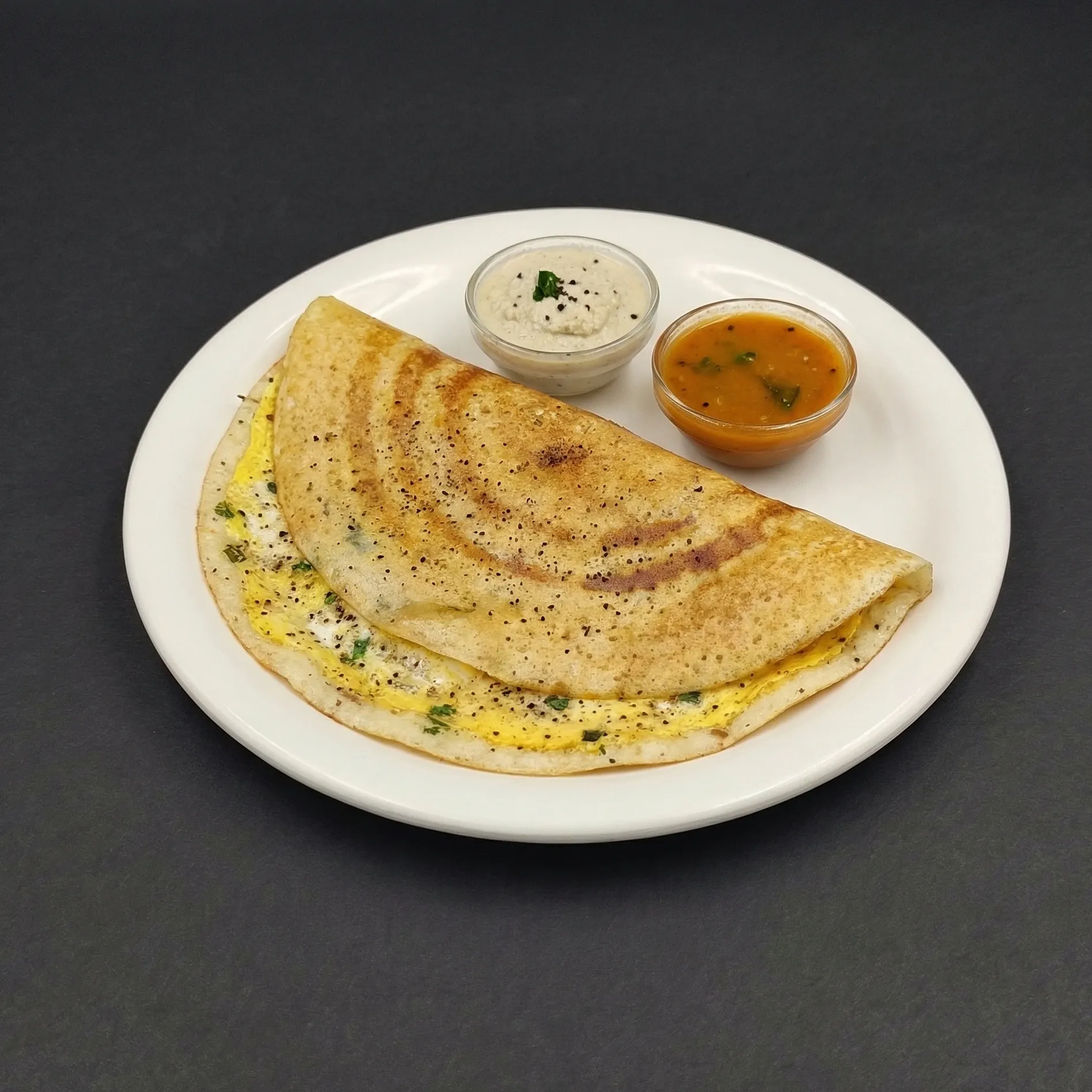 Egg Dosa Mutta Dosai at Dosa Eggsplosion in Red Deer, AB