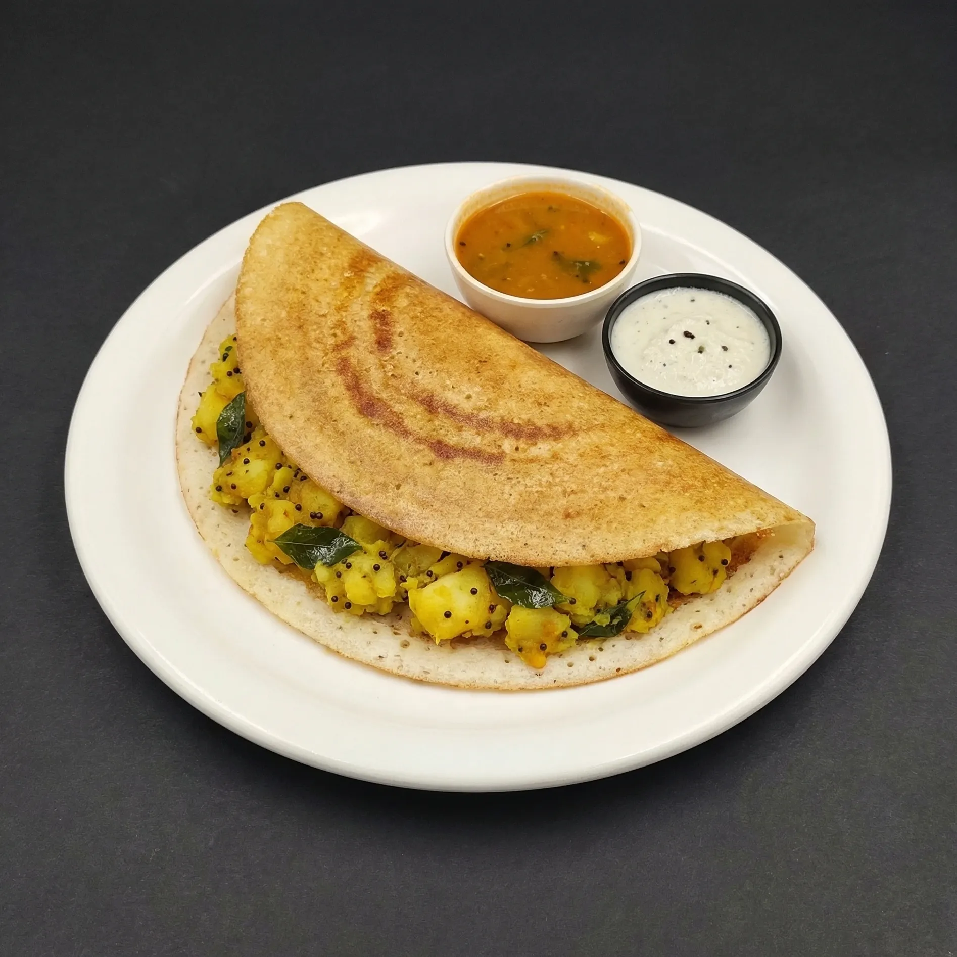 Classic Masala Dosa at Dosa Eggsplosion in Red Deer, AB