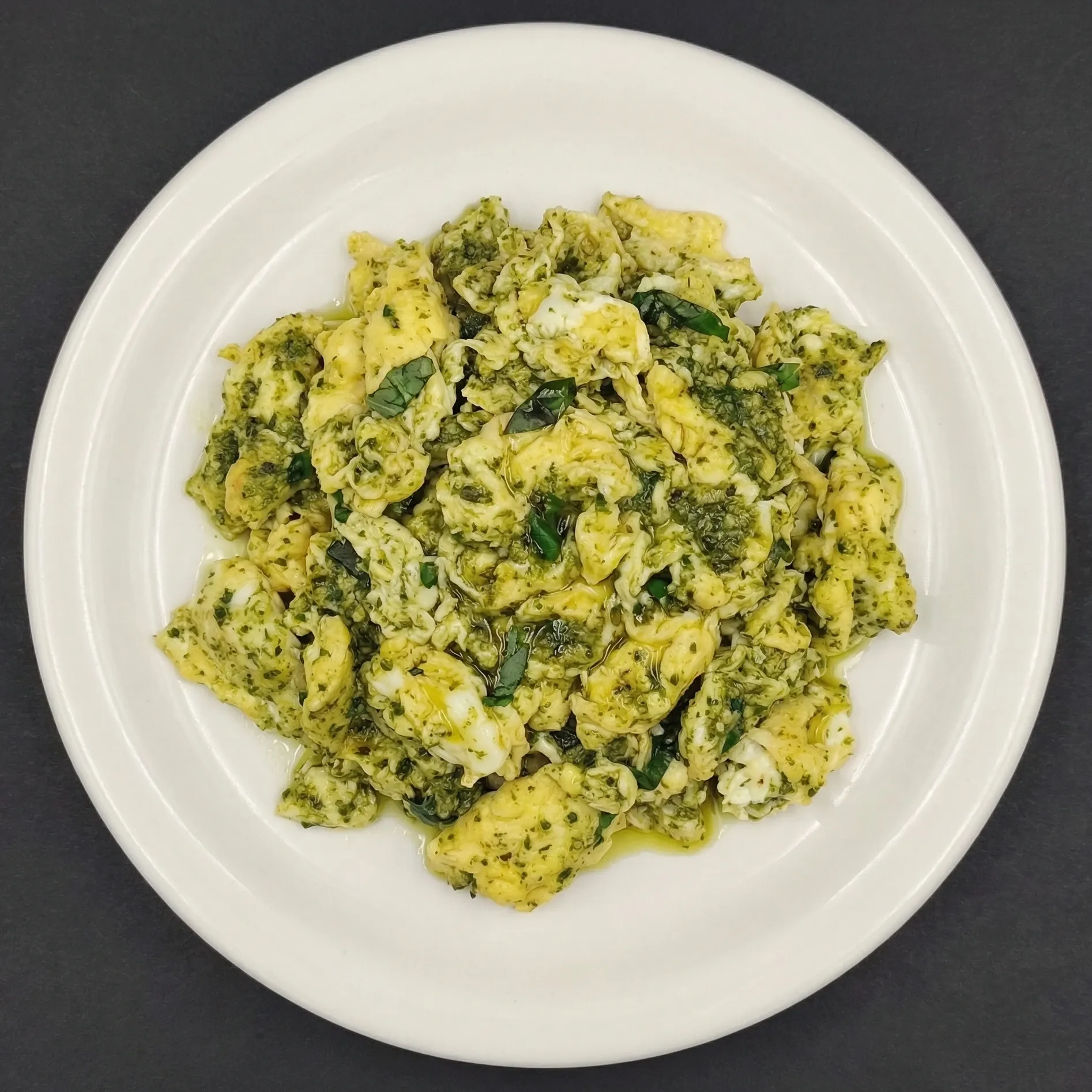 Pesto Stir Fried Egg at Dosa Eggsplosion in Red Deer, AB